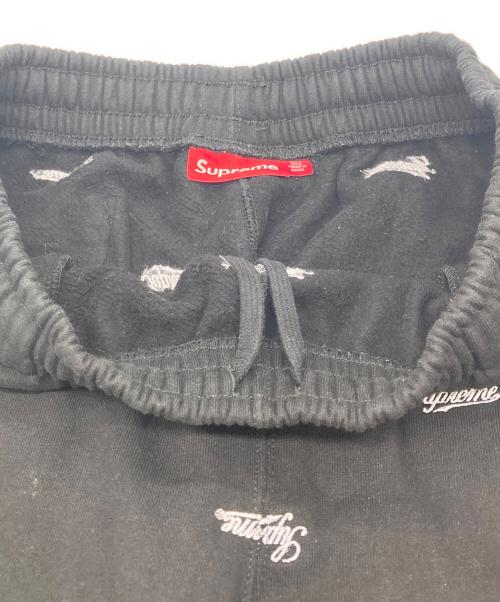 SUPREME（シュプリーム）Supreme (シュプリーム) Repeat Script Sweatpant ブラック サイズ:Mediumの古着・服飾アイテム