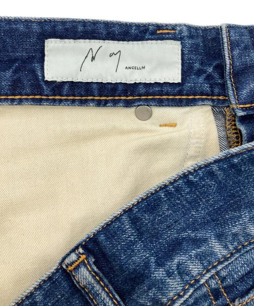ANCELLM（アンセルム）ANCELLM (アンセルム) SELVEDGE DENIM STRAIGHT 5P PANTS ネイビー サイズ:２の古着・服飾アイテム