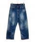 ANCELLM（アンセルム）の古着「SELVEDGE DENIM STRAIGHT 5P PANTS」｜ネイビー