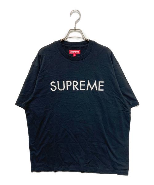 SUPREME（シュプリーム）SUPREME (シュプリーム) Capital S/S Top ブラック サイズ:Lの古着・服飾アイテム