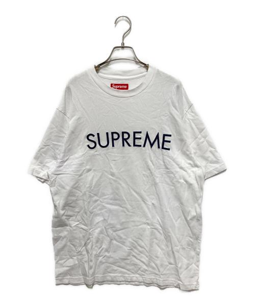 SUPREME（シュプリーム）SUPREME (シュプリーム) Capital S/S Top ホワイト サイズ:Ｌの古着・服飾アイテム