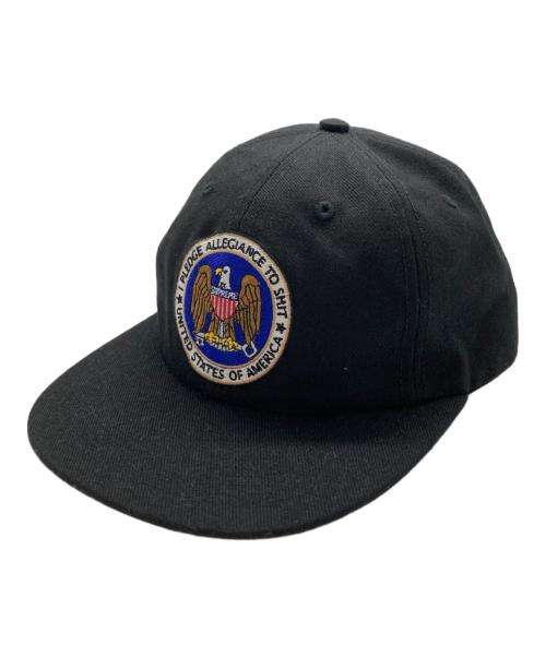 SUPREME（シュプリーム）Supreme (シュプリーム) Pladge Allegiance 6-Panel ブラック サイズ:FREEの古着・服飾アイテム