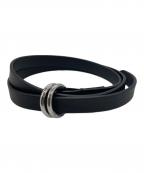 J&M DAVIDSONジェイ＆エム デヴィッドソン）の古着「Ring Belt 20MM ベルト」｜ブラック