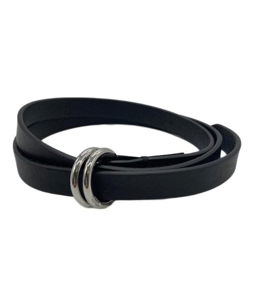 J&M DAVIDSON（ジェイ＆エム デヴィッドソン）J&M DAVIDSON (ジェイ＆エム デヴィッドソン) Ring Belt 20MM ベルト ブラック サイズ:OneSizeの古着・服飾アイテム