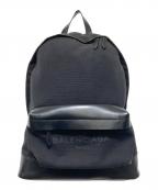 BALENCIAGAバレンシアガ）の古着「Canvas Leather Backpack リュック」｜ブラック