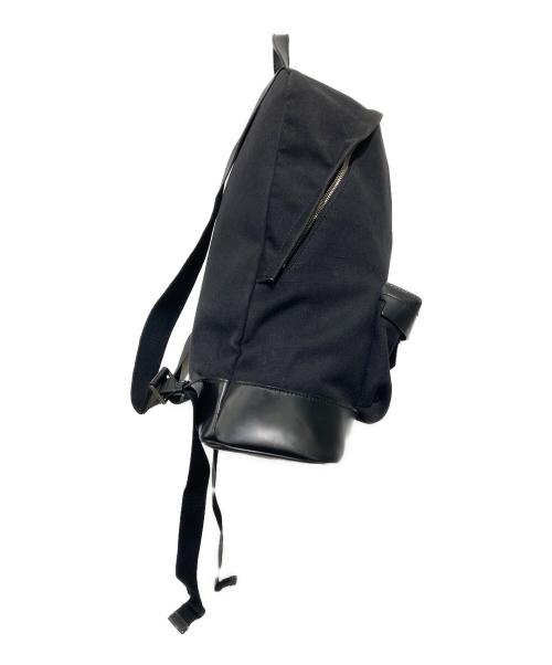 BALENCIAGA（バレンシアガ）BALENCIAGA (バレンシアガ) Canvas Leather Backpack リュック ブラック サイズ:OneSizeの古着・服飾アイテム