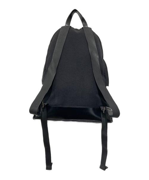BALENCIAGA（バレンシアガ）BALENCIAGA (バレンシアガ) Canvas Leather Backpack リュック ブラック サイズ:OneSizeの古着・服飾アイテム
