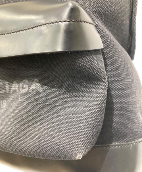 BALENCIAGA（バレンシアガ）BALENCIAGA (バレンシアガ) Canvas Leather Backpack リュック ブラック サイズ:OneSizeの古着・服飾アイテム