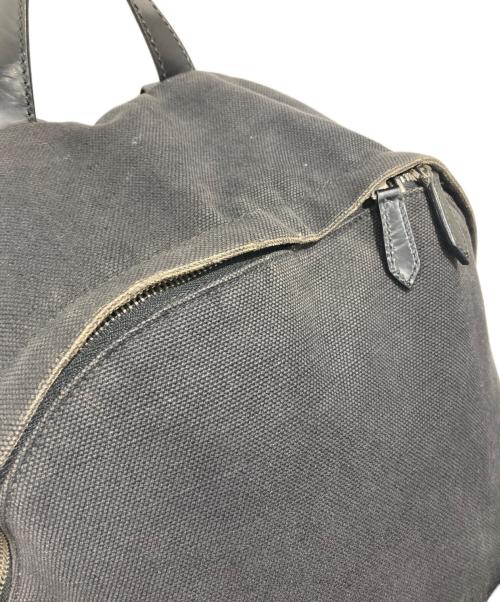 BALENCIAGA（バレンシアガ）BALENCIAGA (バレンシアガ) Canvas Leather Backpack リュック ブラック サイズ:OneSizeの古着・服飾アイテム