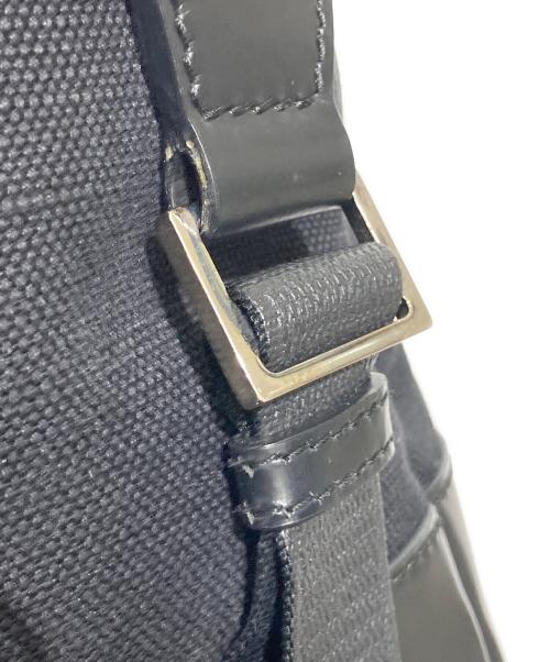 BALENCIAGA（バレンシアガ）BALENCIAGA (バレンシアガ) Canvas Leather Backpack リュック ブラック サイズ:OneSizeの古着・服飾アイテム