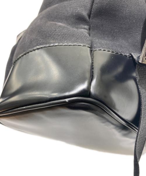 BALENCIAGA（バレンシアガ）BALENCIAGA (バレンシアガ) Canvas Leather Backpack リュック ブラック サイズ:OneSizeの古着・服飾アイテム