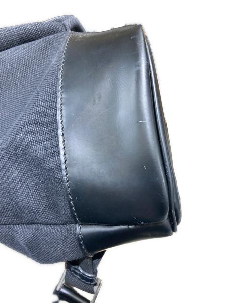 BALENCIAGA（バレンシアガ）BALENCIAGA (バレンシアガ) Canvas Leather Backpack リュック ブラック サイズ:OneSizeの古着・服飾アイテム