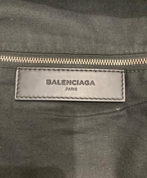 BALENCIAGA（バレンシアガ）BALENCIAGA (バレンシアガ) Canvas Leather Backpack リュック ブラック サイズ:OneSizeの古着・服飾アイテム