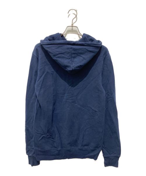 stussy（ステューシー）stussy (ステューシー) ロゴ刺繍パーカー ネイビー サイズ:Mの古着・服飾アイテム