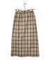 BURBERRY LONDON (バーバリーロンドン) ノバチェックウールスカート ベージュ サイズ:5：8000円