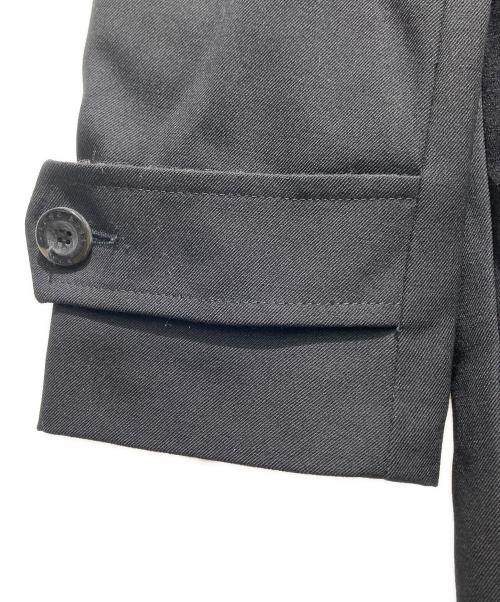 BOSS HUGO BOSS（ボス ヒューゴボス）BOSS HUGO BOSS (ボス ヒューゴボス) ウールハーフコート ブラック サイズ:48の古着・服飾アイテム