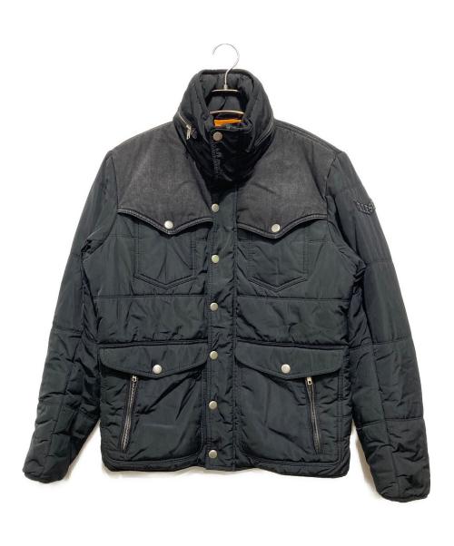 DIESEL（ディーゼル）DIESEL (ディーゼル) デニム切替ジャケット ブラック サイズ:Lの古着・服飾アイテム
