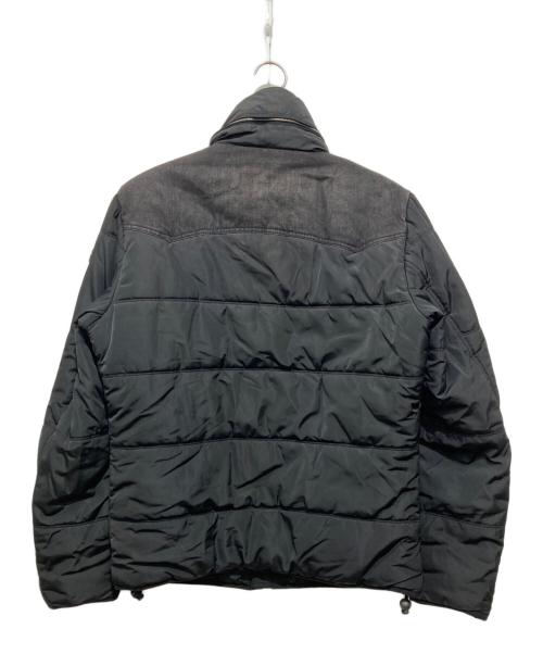 DIESEL（ディーゼル）DIESEL (ディーゼル) デニム切替ジャケット ブラック サイズ:Lの古着・服飾アイテム