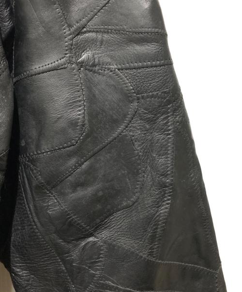 Diamond Plate（ダイヤモンドプレート）diamond plate (ダイヤモンドプレート) レザージャケット ブラック サイズ:Lの古着・服飾アイテム