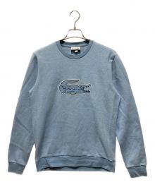 LACOSTE（ラコステ）の古着「ロゴワッペンスウェット」｜ブルー