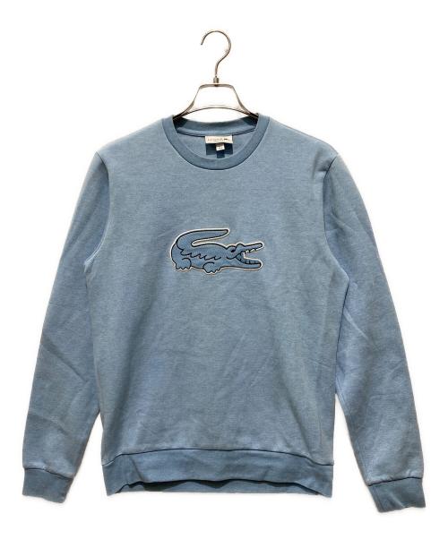 LACOSTE（ラコステ）LACOSTE (ラコステ) ロゴワッペンスウェット ブルー サイズ:Ｓの古着・服飾アイテム