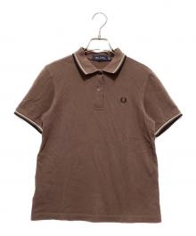 FRED PERRY（フレッドペリー）の古着「ロゴ刺繍ポロシャツ」｜ブラウン