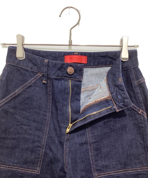 RED CARD（レッドカード）RED CARD (レッドカード) ワイドデニムパンツ ネイビー サイズ:23の古着・服飾アイテム