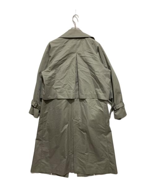 icB（アイシービー）icB (アイシービー) ショートトレンチセットアップ グレー サイズ:６の古着・服飾アイテム