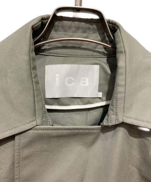 icB（アイシービー）icB (アイシービー) ショートトレンチセットアップ グレー サイズ:６の古着・服飾アイテム