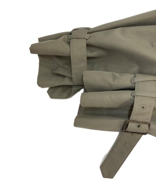 icB（アイシービー）icB (アイシービー) ショートトレンチセットアップ グレー サイズ:６の古着・服飾アイテム