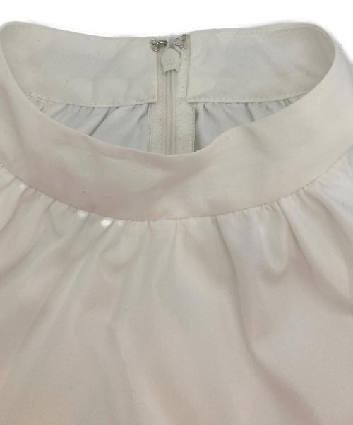 darich（ダーリッチ）darich (ダーリッチ) アメスリギャザーフレアミニワンピース ホワイト サイズ:FREEの古着・服飾アイテム