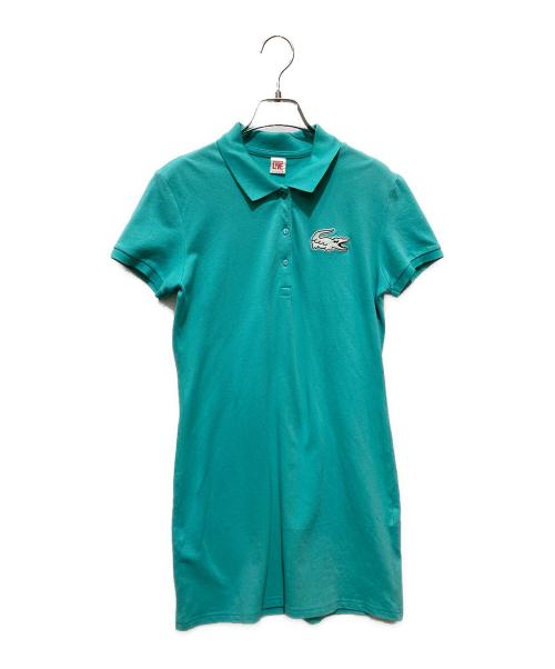 LACOSTE LIVE（ラコステライブ）LACOSTE LIVE (ラコステライブ) ワニワッペンポロワンピース グリーン サイズ:Lの古着・服飾アイテム