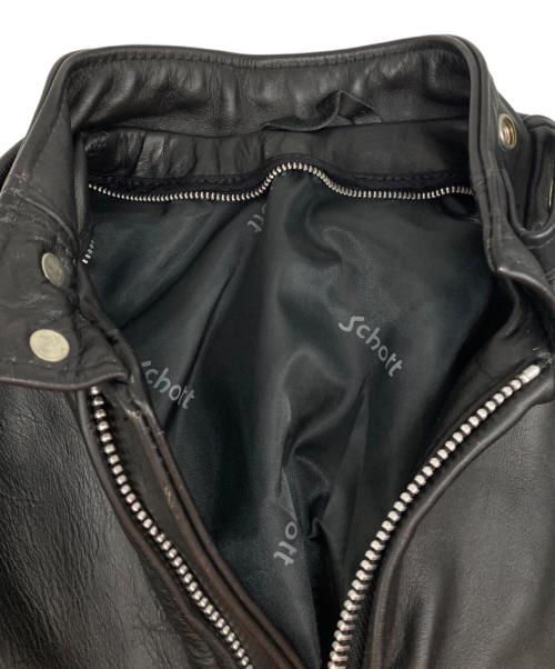 Schott（ショット）Schott (ショット) 641シングルライダースジャケット ブラック サイズ:34の古着・服飾アイテム
