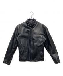 Schott（ショット）の古着「ライナー付きシングルライダースジャケット」｜ブラック