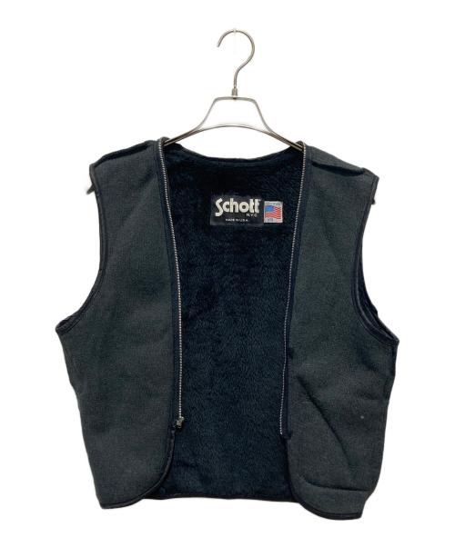 Schott（ショット）Schott (ショット) ライナー付きシングルライダースジャケット ブラック サイズ:36の古着・服飾アイテム