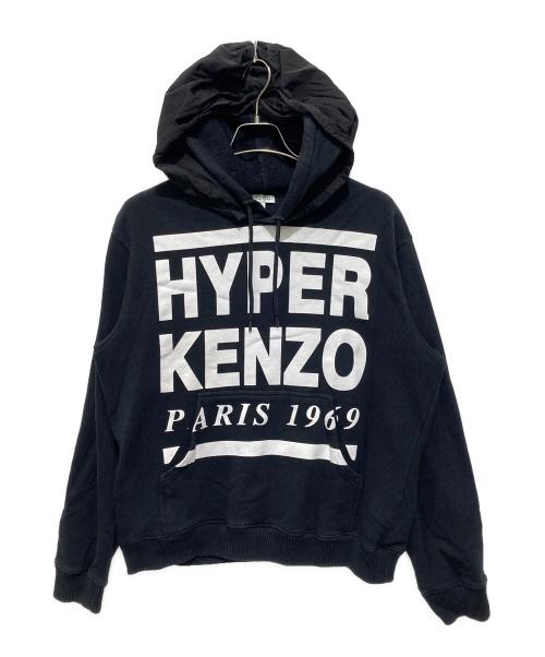 KENZO（ケンゾー）KENZO (ケンゾー) ハイパーロゴパーカー ブラック サイズ:Lの古着・服飾アイテム