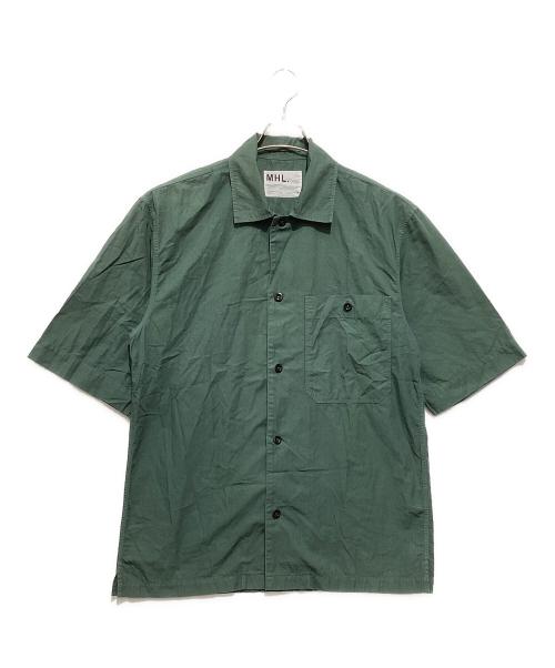 MHL（エムエイチエル）MHL (エムエイチエル) 半袖シャツ ブラウン サイズ:Mの古着・服飾アイテム