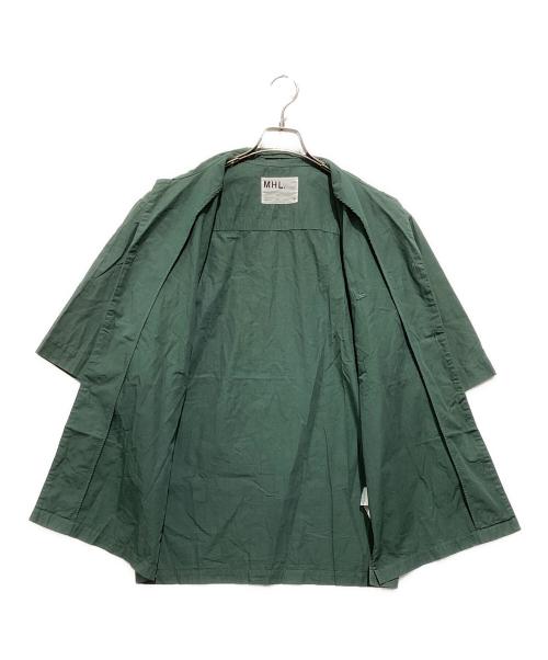 MHL（エムエイチエル）MHL (エムエイチエル) 半袖シャツ ブラウン サイズ:Mの古着・服飾アイテム