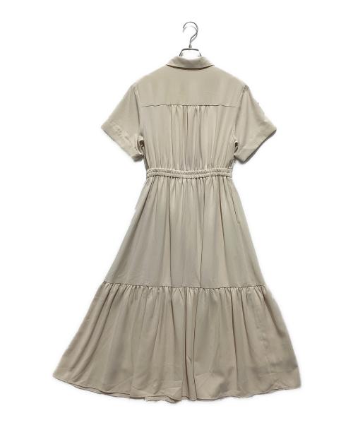 HER LIP TO（ハーリップトゥ）HER LIP TO (ハーリップトゥ) ノーブルシャツドレス ベージュ サイズ:Ｓの古着・服飾アイテム