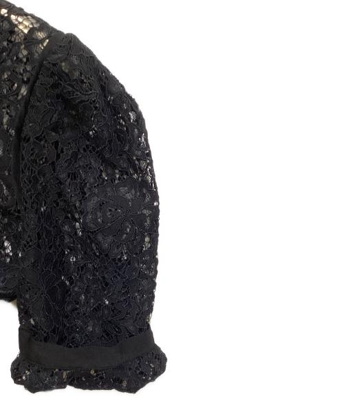 Mystrada（マイストラーダ）Mystrada (マイストラーダ) シャンブレーレースマーメイドドレス ブラック サイズ:Ｓの古着・服飾アイテム