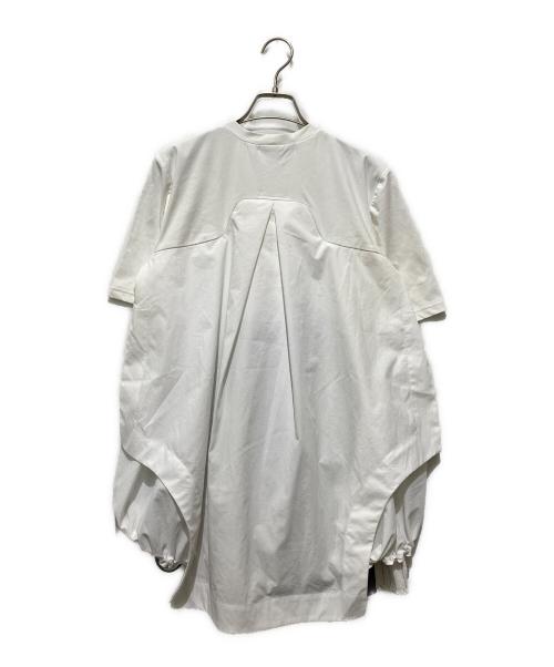 UN3D.（アンスリード）UN3D. (アンスリード) パターンミックスTシャツ ホワイト サイズ:38の古着・服飾アイテム