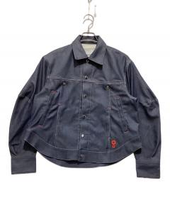 中古・古着通販】etsinta (エシンタ) バックフリルデニムジャケット