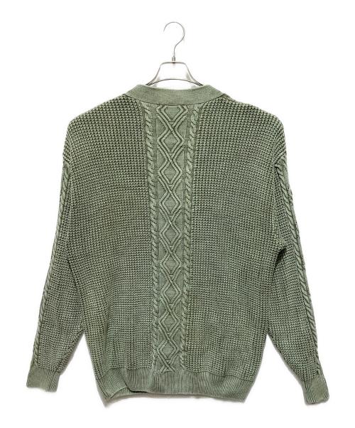 Schott（ショット）Schott (ショット) コットンカーディガン グリーン サイズ:2XLの古着・服飾アイテム
