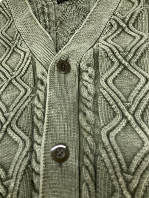 Schott（ショット）Schott (ショット) コットンカーディガン グリーン サイズ:2XLの古着・服飾アイテム