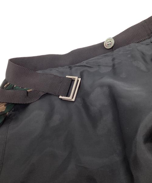 sacai（サカイ）sacai (サカイ) シフォンロングプリーツスカート グリーン サイズ:Ｓの古着・服飾アイテム