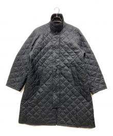 Barbour（バブアー）の古着「エクスモア キルティング ミドル レングス コート」｜ブラック