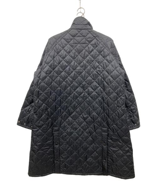 Barbour（バブアー）Barbour (バブアー) エクスモア キルティング ミドル レングス コート ブラック サイズ:38の古着・服飾アイテム