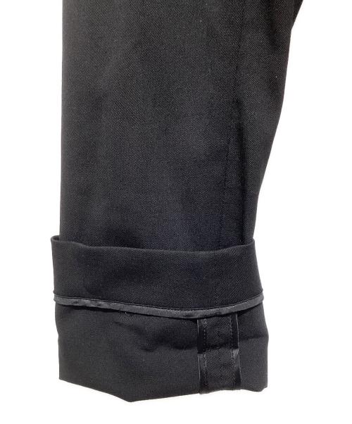 icB（アイシービー）icB (アイシービー) ウールストレッチツイル ダブル前ジャケット ブラック サイズ:46の古着・服飾アイテム