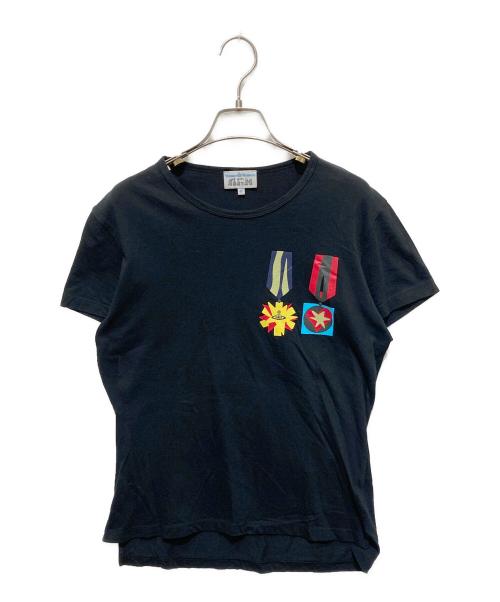 Vivienne Westwood man（ヴィヴィアン ウェストウッド マン）Vivienne Westwood man (ヴィヴィアン ウェストウッド マン) プリントTシャツ ブラック サイズ:46の古着・服飾アイテム
