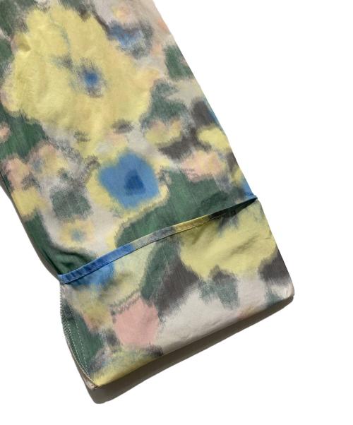 BALLSEY（ボールジィ）BALLSEY (ボールジィ) ブルードフラワージャカード キーネックブラウス イエロー サイズ:36の古着・服飾アイテム